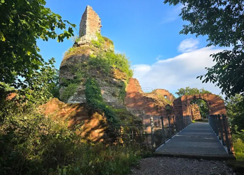 Burg Meistersel, Ramberg, Rhineland-Palatinate, Germany, Germany